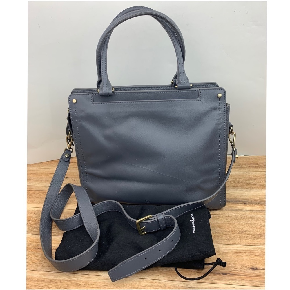 Treasure & Bond Logan Leather Satchel - Picture 2 of 8